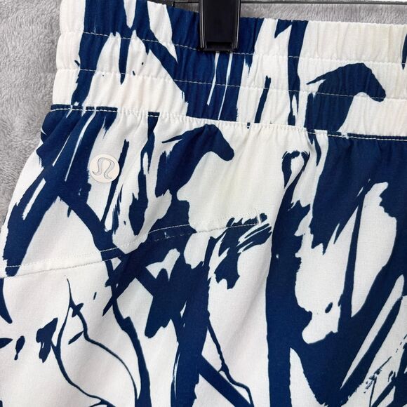 Lululemon Swift Mid-Rise Wide Leg Pant Sz 12 Whimsical Meld Wp Bone Mineral Blue - Picture 11 of 15